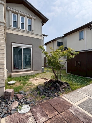 天然芝を人工芝に　リガ―デンしました！