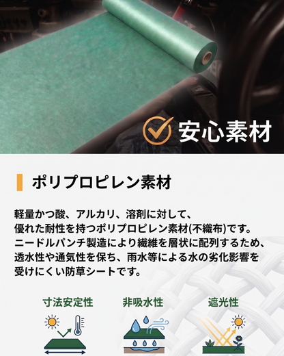 防草シート | ウルトラ防草くん (厚み1.2mm)